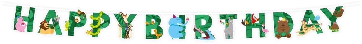 Letterslinger jungle | 6 stuks